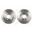 Jeu de 2 disques de frein avant ABAKUS [231-04-166-2]