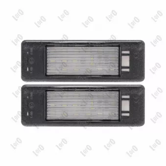 Feu éclaireur de plaque ABAKUS L35-210-0006LED pour JEEP PATRIOT 1.6 - 94cv