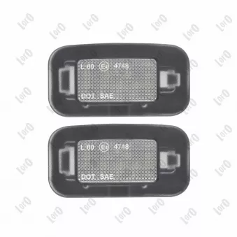Feu éclaireur de plaque ABAKUS L51-210-0013LED pour PORSCHE BOXSTER F - 477cv