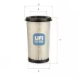 Filtre à air UFI [27.H71.00]