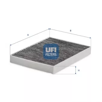 UFI 54.530.00 - Filtre, air de l'habitacle