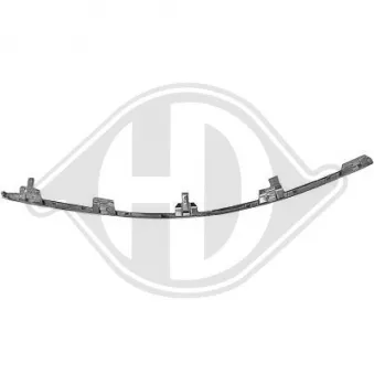 Baguette et bande protectrice, pare-chocs avant droit DIEDERICHS [1027062]