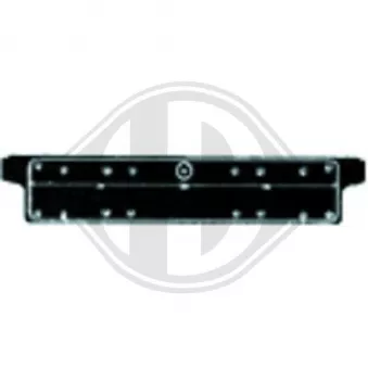 DIEDERICHS 1213053 - Support de plaque d'immatriculation