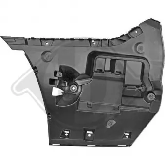 DIEDERICHS 1225169 - Support, pare-chocs arrière gauche