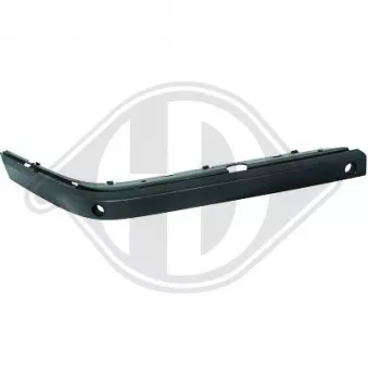 DIEDERICHS 1242262 - Baguette et bande protectrice, pare-chocs avant droit