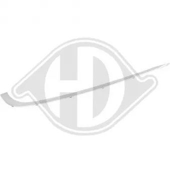 DIEDERICHS 1242268 - Baguette et bande protectrice, pare-chocs arrière droit