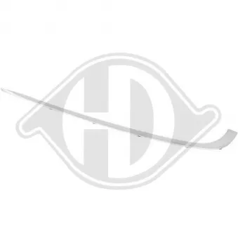 DIEDERICHS 1242269 - Baguette et bande protectrice, pare-chocs arrière gauche