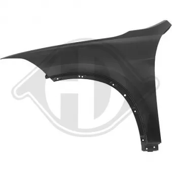 DIEDERICHS 1266007 - Aile avant gauche