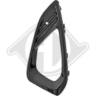 DIEDERICHS 1407049 - Grille de ventilation, pare-chocs