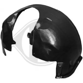 DIEDERICHS 1454609 - Garniture, passage de roue avant gauche