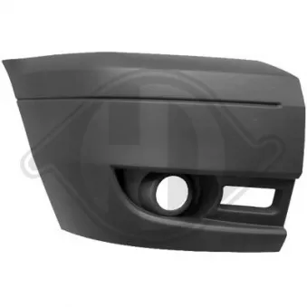 DIEDERICHS 1455152 - Pare-chocs avant droit