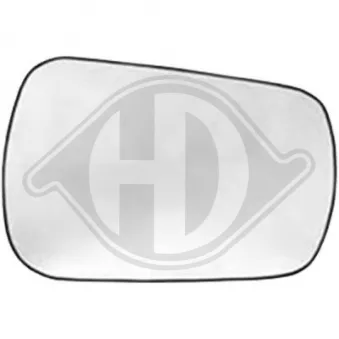 DIEDERICHS 1456226 - Verre de rétroviseur, rétroviseur extérieur