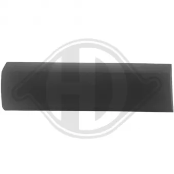 Baguette et bande protectrice, panneau latérale arrière droit DIEDERICHS [1457666]