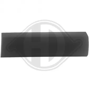 Baguette et bande protectrice, panneau latérale arrière gauche DIEDERICHS [1457667]