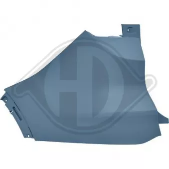 DIEDERICHS 1471159 - Pare-chocs arrière gauche