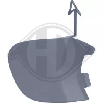 DIEDERICHS 1481054 - Capuchon, crochet de remorquage