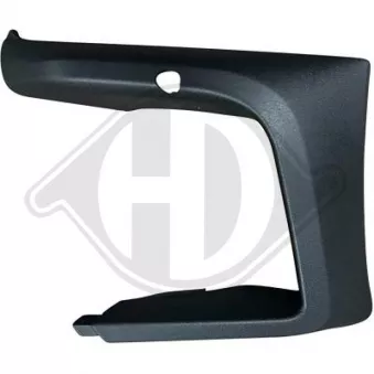 DIEDERICHS 1530049 - Baguette et bande protectrice, pare-chocs avant gauche