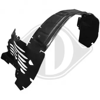 DIEDERICHS 1614108 - Garniture, passage de roue avant droit