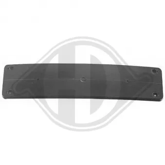 DIEDERICHS 1614154 - Support de plaque d'immatriculation