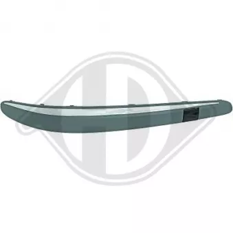 DIEDERICHS 1615163 - Baguette et bande protectrice, pare-chocs avant gauche