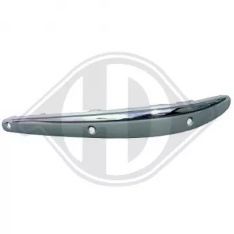 DIEDERICHS 1615262 - Baguette et bande protectrice, pare-chocs avant droit