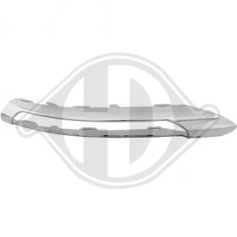 DIEDERICHS 1616049 - Baguette et bande protectrice, pare-chocs avant gauche