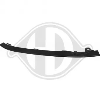 DIEDERICHS 1616263 - Baguette et bande protectrice, pare-chocs avant gauche