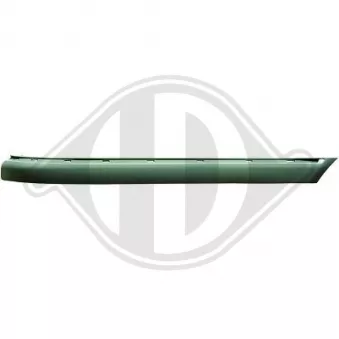 DIEDERICHS 1646059 - Baguette et bande protectrice, pare-chocs arrière gauche