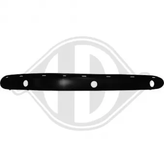 DIEDERICHS 1646163 - Baguette et bande protectrice, pare-chocs avant gauche