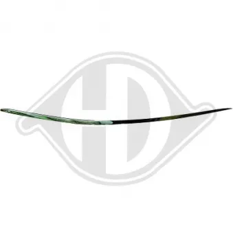 DIEDERICHS 1646265 - Baguette et bande protectrice, pare-chocs avant gauche