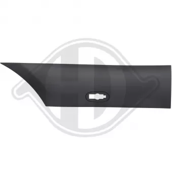 Baguette et bande protectrice, panneau latérale arrière droit DIEDERICHS [1664366]