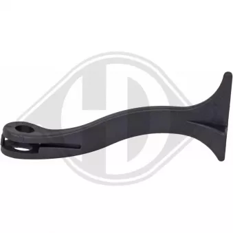 DIEDERICHS 1670022 - Poignée, déverrouillage du capot