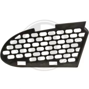 DIEDERICHS 1670062 - Grille de ventilation, pare-chocs