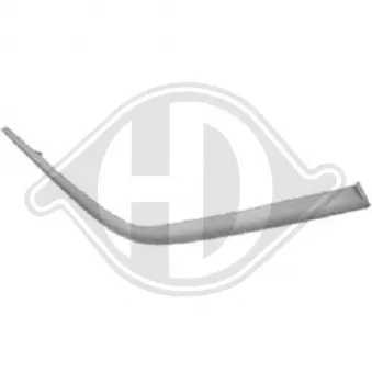 DIEDERICHS 1670264 - Baguette et bande protectrice, pare-chocs avant droit