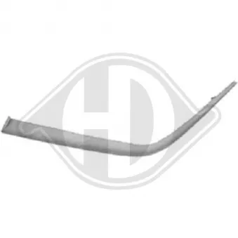 Baguette et bande protectrice, pare-chocs avant gauche DIEDERICHS [1670265]