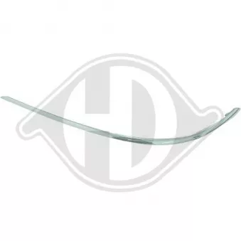 Baguette et bande protectrice, pare-chocs avant gauche DIEDERICHS [1672163]