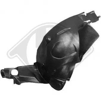 DIEDERICHS 1681108 - Garniture, passage de roue avant droit