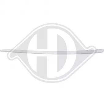 DIEDERICHS 1685163 - Baguette et bande protectrice, pare-chocs avant gauche