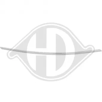 DIEDERICHS 1686063 - Jeu de baguettes et bandes protectrices, pare-chocs avant gauche