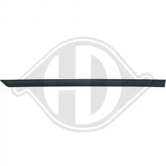 Baguette et bande protectrice, porte arrière gauche DIEDERICHS [1804423]