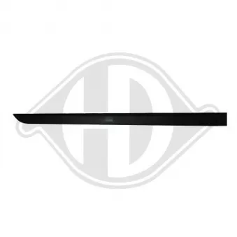 Baguette et bande protectrice, porte avant droit DIEDERICHS [1806420]