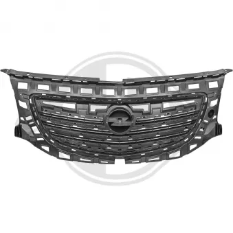 DIEDERICHS 1826040 - Grille de radiateur