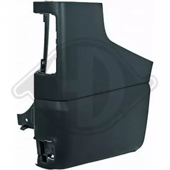 DIEDERICHS 1897059 - Pare-chocs arrière gauche