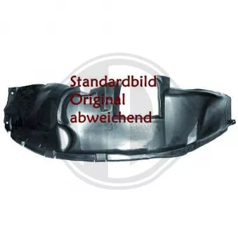 DIEDERICHS 2203109 - Garniture, passage de roue avant gauche