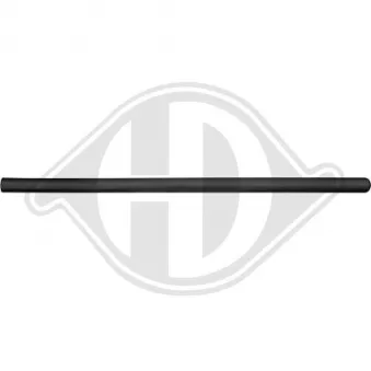 DIEDERICHS 2205621 - Baguette et bande protectrice, porte avant gauche