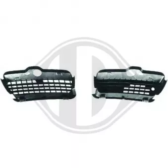 DIEDERICHS 2212046 - Grille de ventilation, pare-chocs