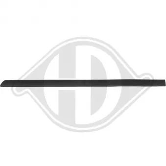 Baguette et bande protectrice, porte arrière gauche DIEDERICHS [2213323]