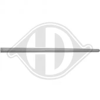 Baguette et bande protectrice, porte avant gauche DIEDERICHS [2214521]