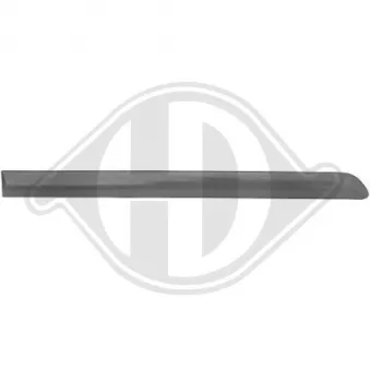 Baguette et bande protectrice, porte arrière droit DIEDERICHS [2214522]