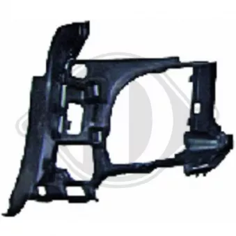 Support, pare-chocs avant gauche DIEDERICHS [2215863]